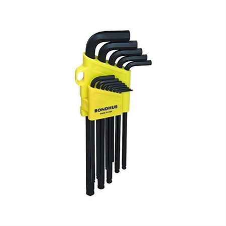 BONDHUS. 13pc Ball LWrench XL SAE Set BND16037